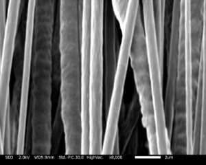 Electrospinning PCL into aligned nanofibers