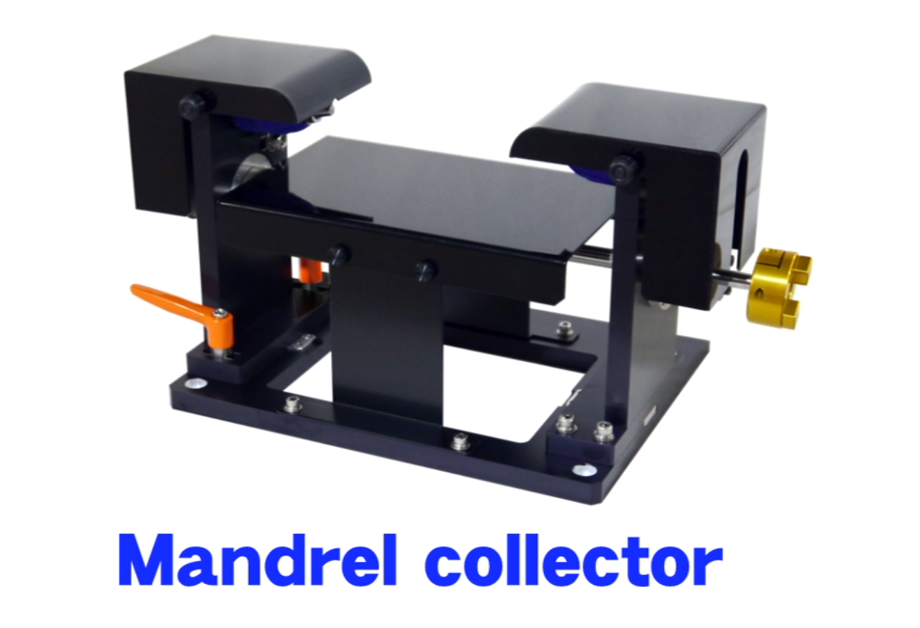 Possible to create a tubular nanofiber structure! !! Mandrelcollector